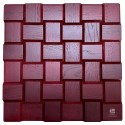 Panel Mozaika drewniana Dąb RED WINE - Maria 3
