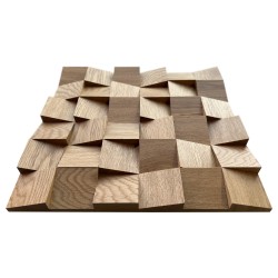 Panel Akustyczny  Dyfuzor DĄB GOLD 30x30x2,2cm