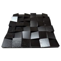 Panel Akustyczny Dyfuzor DĄB BLACK 30x30x2,2cm