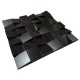 Panel Akustyczny Dyfuzor DĄB BLACK 30x30x2,2cm
