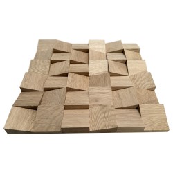 Panel Akustyczny Dyfuzor DĄB NATUR 30x30x2,2cm