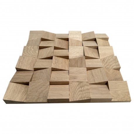 Panel Akustyczny Dyfuzor DĄB NATUR 30x30x2,2cm