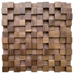 Panel Akustyczny drewnian 60x60x3,5cm ORZECH AMERYKAŃSKI dyfuzor