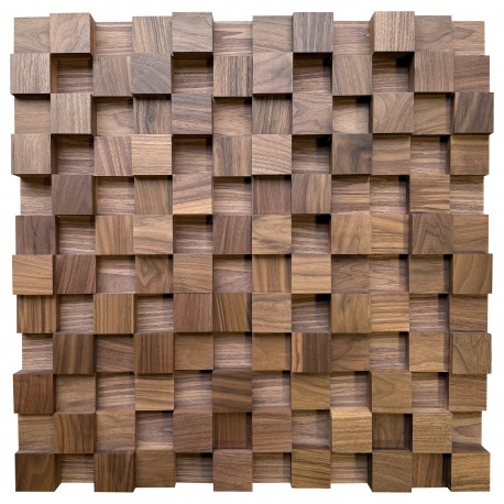 Panel Akustyczny drewnian 60x60x3,5cm ORZECH AMERYKAŃSKI dyfuzor