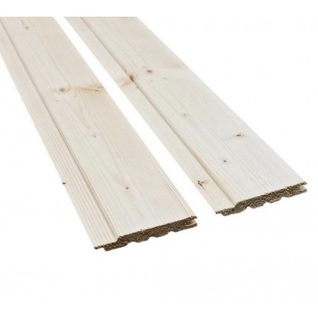 Deska Elewacyjna 19x121mm profil SOFTLINE - świerk skandynawski