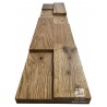 Oak Brick RUSTIKAL *052 - Holzwandpaneel mit Naturholz-Paneelen-Mosaik