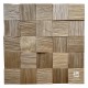 Kostka Łupana DĄB 3D *066 - panel ścienny drewniany mozaika Natural Wood Panels