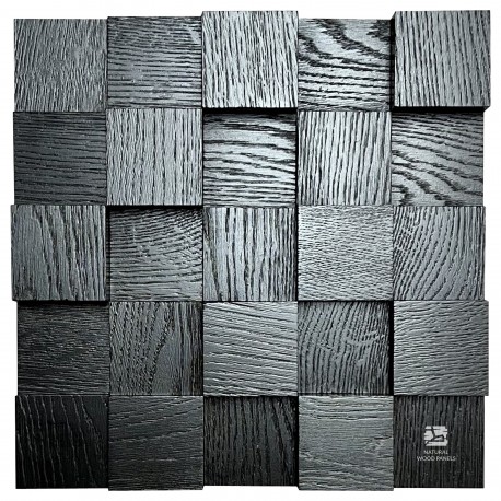 Panel Akustyczny Dąb BLACK - Dyfuzor drewniany NATURAL WOOD PANELS